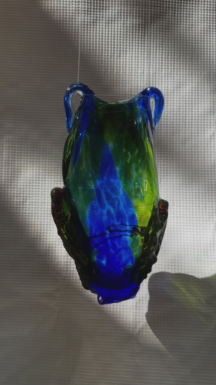 Hanging Vase in Earth Colors